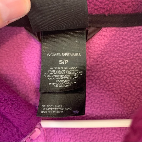 The North Face Khumbu Women’s Fleece Jacket Full Zip Purple size Small - Picture 4 of 12